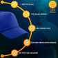 HiFEN® Unisex Kids 5 Panel Pre-Curved Plain Adjustable Baseball Cap Outdoor Summer Sun Hat