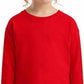 HiFEN® Kids Plain Basic Long Sleeve Round Neck Cotton T-Shirt Stretchy & Comfortable PE School Tee Top Age 3 to 15 Years