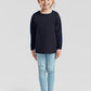 HiFEN® Kids Plain Basic Long Sleeve Round Neck Cotton T-Shirt Stretchy & Comfortable PE School Tee Top Age 3 to 15 Years