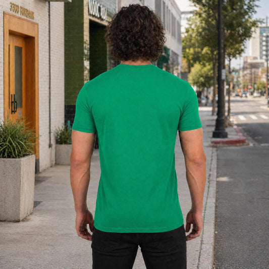 HiFEN® Mens T-Shirt, Adult Valueweight Crew Neck T Shirt, Plain 100% Cotton Men Tshirt, Summer Short Sleeves Top for Men