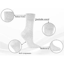 Load image into Gallery viewer, 3_pair_multipack-womens_diabetic_socks-for_women-calf_socks-for_ladies_compression_socks-HiFEN_UK