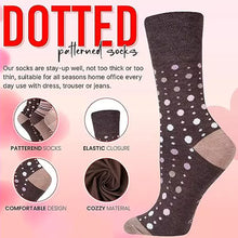 Load image into Gallery viewer, Women&#39;s socks with dots pattern
