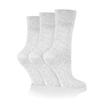 Load image into Gallery viewer, 3_pair_multipack-ladies_diabetic_socks_for_women-cotton_calf_socks-comfortable_compression_women_socks-HiFEN_UK