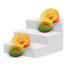 Load image into Gallery viewer, Rainbow Classic Coil Slinky Spring Toy for kids