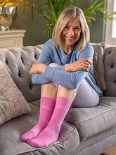 Load image into Gallery viewer, 3_pair_multipack-ladies_diabetic_socks-for_women-pink_calf_socks-compression_socks-diabetic_socks-HiFEN_UK