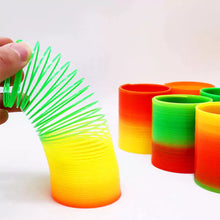 Load image into Gallery viewer, Rainbow Classic Coil Spring toys for kids