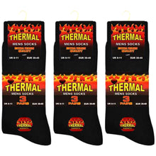 Load image into Gallery viewer, 3 Pairs Men Thermal Socks UK 6-11
