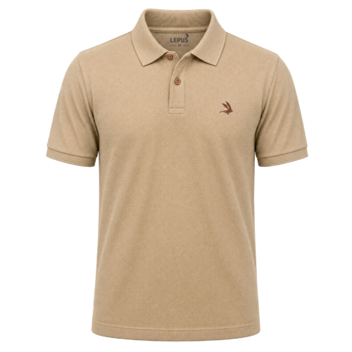 HiFEN® Men's Short Sleeve Polo Shirt – Quick Dry Breathable Cotton Blend