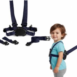HiFEN® Stay Close Safety Harness & Reins for Babies and Toddlers – Strong Straps, Ideal for Walking (0 Months to 4 Years), Navy
