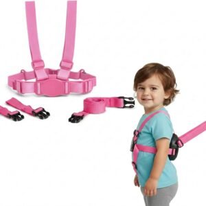 Stay Close Harness & Reins for Babies & Children Strong Straps Safety Harness for Kids & Toddlers Ideal for Walking 6 Months Up to 4 Years Pink