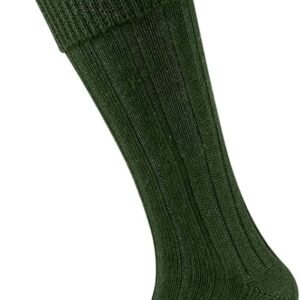 HiFEN® Men’s Knee High Wool Blend Thermal Socks, Thick Long Winter Walking & Hiking Warm Outdoor Socks, Breathable Knit, UK 6–11
