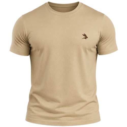 HiFEN® Men's Crew Neck Short Sleeve T-Shirt – Super Soft Cotton Blend (1 Pack)