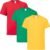 Red, Kelly Green, Yellow