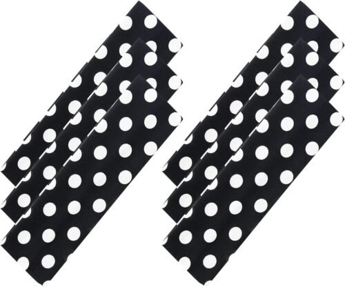 HiFEN® Women's Polka Dot Yoga Headbands – 6 Pack