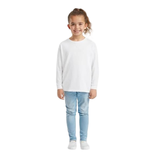 HiFEN® Kids Plain Basic Long Sleeve T-Shirt