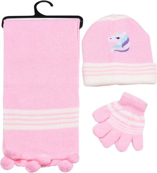 HiFEN® Kids Winter Hat, Scarf & Gloves Set
