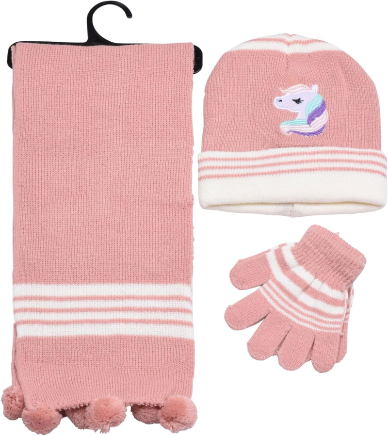 HiFEN® Kids Winter Hat, Scarf & Gloves Set