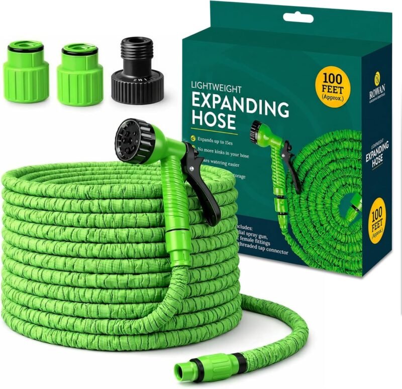 HiFEN® Expandable Garden Hose – 100ft (30m) Flexible Water Hose