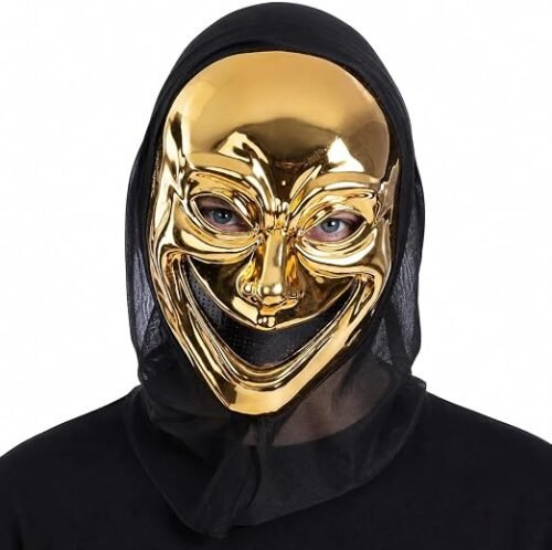 Sequin Skull Mask