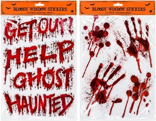 Halloween Bloody Window Stickers